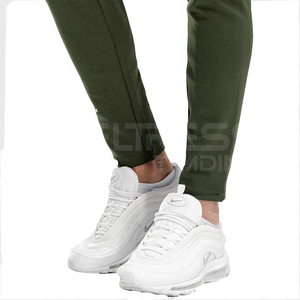 Top Premium Quality 2025 Men's <b>Joggers</b> Latest Contrast Color Fleece Active Bottoms Quick Dry Drawstring Closure Wholesale Price - Product Image 6