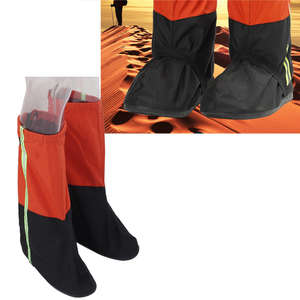 Couvre-bottes de pluie réutilisables avec fermeture à glissière imperméable, semelle antidérapante, coupe élastique, compacts et légers pour les voyages et les déplacements - Product Image 6