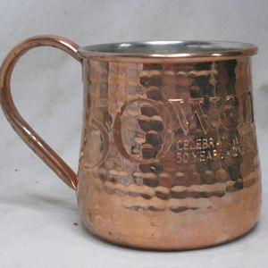 Taza de vaso de cobre de Metal puro hecha a mano taza de bebida Ayurvédica india tradicional para beneficios de salud y Decoración elegante para el hogar HHO - Product Image 1