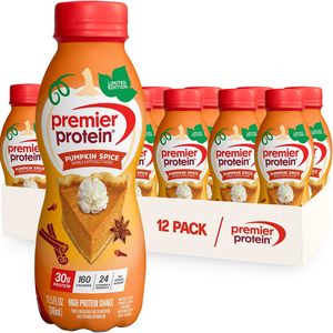 Premier <b>Protein</b> Shake, LIMITED EDITION Pumpkin Spice, 30g <b>Protein</b>, No Added Sugar, 11.5 fl oz, 12 Pack - Product Image 6