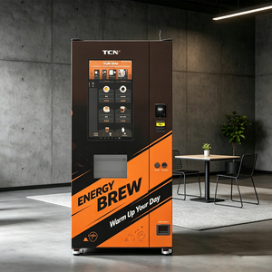 Distributeur automatique de <span class=keywords><strong>café</strong></span> commercial TCN avec écran tactile, machine à <span class=keywords><strong>café</strong></span> à capsules avec machine à glaçons, <span class=keywords><strong>café</strong></span> intelligent - Product Image 4
