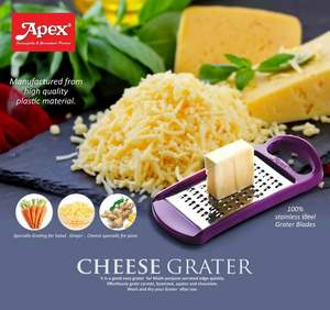 Rallador de Queso de Acero Inoxidable Verde SS304, Multiusos, con Borde Dentado para Zanahoria, Remolacha, Manzana, Chocolate, Utensilio de Cocina - Product Image 2