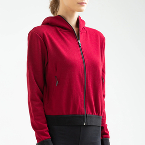 Regular Fit Heavyweight 100% Cotton Fleece Zip-Up Women's Long Sleeve Warm Custom Printed Front Streetwear Hoodie 2026 Best - Product Image 4