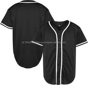 Camisetas deportivas de Hip Hop personalizadas para hombre, camiseta de béisbol con botones y transpirable en manga corta, para deportes de verano, en la que se puede hacer deporte en el verano - Product Image 4
