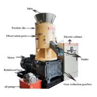 Machine à granulés de biomasse, moulin à granulés de bois pour sciure, paille, coquilles d'arachides, déchets agroforestiers, production de combustible solide renouvelable