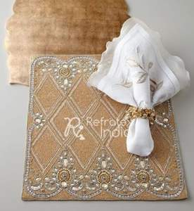 Placemats โต๊ะลูกปัดตกแต่งขนาดที่กำหนดเองด้วยราคาที่ถูกที่สุดผู้จัดจำหน่ายจำนวนมากและผลิตโดย - Product Image 6