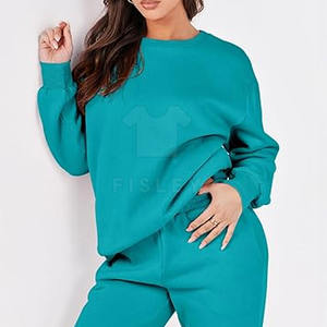 Ensemble de survêtements d'hiver de haute qualité pour femmes Design ajusté avec logo personnalisé Nouveau motif solide à la mode - Product Image 5