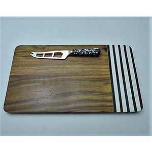 Tabla de cortar de madera de bambú Tabla de cortar de madera personalizada Tabla de cortar de madera de acacia y mango del fabricante indio - Product Image 6