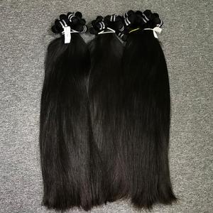 Máquina de extensiones de cabello humano sin procesar virgen vietnamita recta natural cruda superventas cutícula de doble trama alineada No - Product Image 5