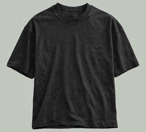 Camisetas de Hombre de Alta Calidad, Tallas Grandes, Lavado Ácido, Coloridas, Estilo Desgastado, Efecto Desteñido por el Sol - Product Image 2