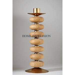 Fabricante de candelabros de lujo pulidos con espejo brillante de acero inoxidable, decoración de mesa de restaurante y cafetería, uso iluminador - Product Image 3