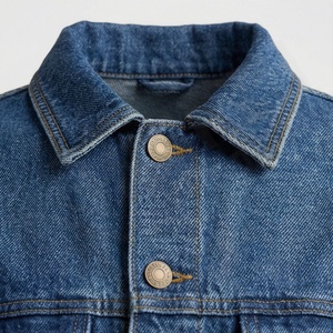 Veste en jean délavée pour femmes, manches longues, coton, écologique, séchage rapide, décorations boutonnées, taille personnalisée XL, hiver - Product Image 4