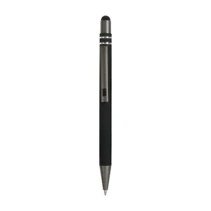 Penna Touch in Alluminio Gommato Personalizzata per Gadget Promozionali - Product Image 3
