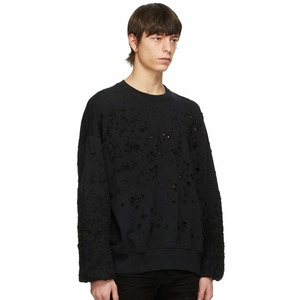 Sudaderas Gruesas de Algodón 100% Transpirable, Fabricante Personalizado, Venta al por Mayor de Ropa Urbana, Estilo Desgastado para Hombre, Oferta 2024 - Product Image 5