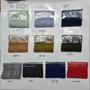 ขน58/60เนื้อหนาทำจากขนสัตว์เทียมสำหรับใช้ในเสื้อผ้า270GSM ขนสัตว์60% ถักแบบพรีเมียม KR - Product Image 2