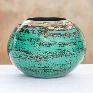 Vase à fleurs en métal de fer antique de qualité supérieure fabriqué à la main pour présentoirs floraux intérieurs élégants et décorations de mariage intemporelles - Product Image 2