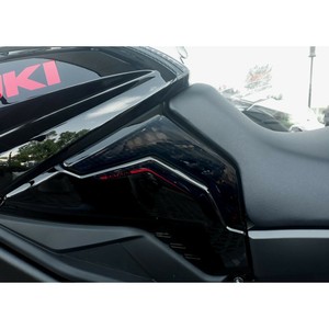 Autocollants de protection latérale rouges sur mesure, autocollants 3D pour moto Suzuki Katana 2019-23 - Product Image 4
