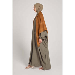 High Quality Bronze Keffiyeh <b>Scarf</b> Collection Ethnically Inspired Shawl in <b>Silk</b> Wool Cotton Polyester Chiffon Durable Stylish - Product Image 6