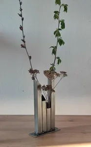 Florero de aluminio pulido más vendido para hoteles, restaurantes y decoración del hogar, accesible a un precio razonable - Product Image 5