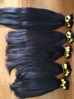 Meilleur vendeur en ligne! Usine directe 100% naturel vierge droite noir extensions de cheveux humains en gros naturel meilleur vendeur