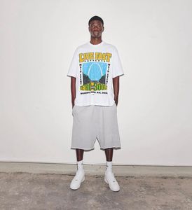 Sudadera con capucha de peso pesado con estampado gráfico de gran tamaño vintage, ropa de calle para hombre de talla grande, camiseta hecha de algodón pesado - Product Image 5