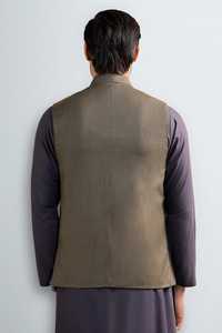 Chaleco Formal sin Mangas para Hombre, Hecho a Mano, Tradicional, Transpirable, 100% Algodón Orgánico, para Uso Diario, Venta al Por Mayor - Product Image 4