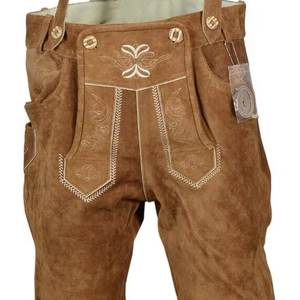Lederhosen traditionnels / Vêtements de fête d'Oktoberfest / Lederhosen allemands Saison 2026 pour l'Oktoberfest - Product Image 1