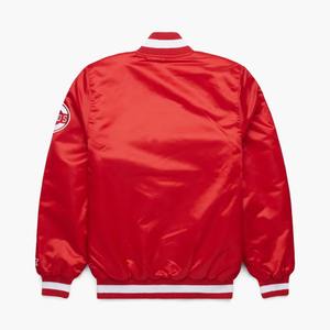 OEM/ODM Satin Varsity Jacket Custom Color & Logo Letterman Jacket para revendedores - Product Image 2