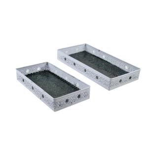 Modern Aluminium Metal Serving Tray Decorative Enamel & Powder Coating Finishing Kitchen Ware Accessories Home Hotel Restaurant - Product Image 1