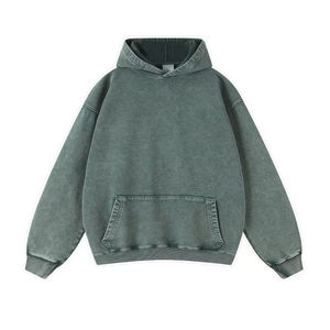 Sudadera con Capucha Extra Grande de Lujo para Hombre, Estilo Urbano, 450 g/m², Personalizada, 100% Algodón, Diseño Sólido con Forro - Product Image 2
