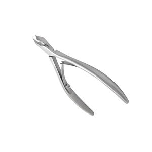 Pinza para cutículas de alta calidad, hoja afilada, punta de 5mm, cuchillas de acero inoxidable, pinza para cutículas de uñas para manicura y pedicura de 4 pulgadas para belleza - Product Image 1