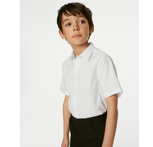 Chemise d'école à manches courtes, coupe classique, unisexe, personnalisable, facile à repasser, uniformes scolaires, enfants, Bangladesh, confortable - Product Image 4