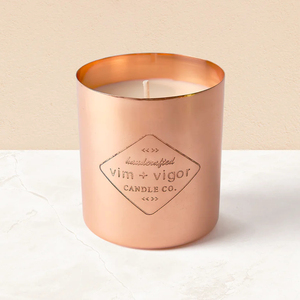 Récipient de bougie en cuivre en gros de haute qualité avec fini brossé disponible bougeoir de pot de bougie unique rond pour Noël - Product Image 5