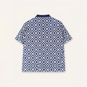 Wholesale High Quality Summer <b>Men's</b> Custom Casual Solid Knitted 100% Cotton for <b>Shirts</b> <b>Red</b> Dyed Black Sleeve Custom Logo - Product Image 3