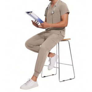 Uniforme Médico Personalizado con su Logotipo y Diseño, Pantalones de Enfermería Modernos para Hospital, Tela Suave, Unisex - Product Image 5