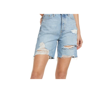 กางเกงยีนส์ขาสั้นทรงวินเทจ Lovers + Friends Devon '90S เอวสูง สีบอร์ดวอล์ค ลุคสตรีทแวร์ Y2K พิมพ์ลาย เอวต่ำ - Product Image 2