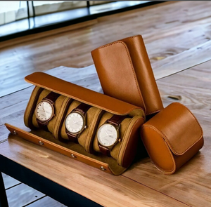 Travel <b>Watch</b> <b>Case</b> Grooms Fathers Gift, Gift for Him, Anniversary Gift Travel <b>Watch</b> Box, Gifts for Him for Men Custom Jewelry Box - Product Image 1