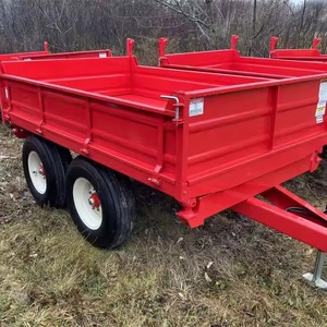 Utility 2 Wheel 4WD Tipper <b>Trailer</b> Hydraulic Tipping <b>Farm</b> Wagon Off Road Tractor Mounted Cargo <b>Trailer</b> - Product Image 4