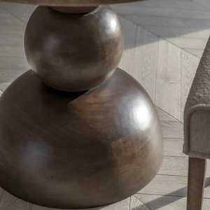 Table à manger moderne en travertin naturel, table d'appoint en pierre, mobilier d'intérieur haut de gamme - Product Image 4