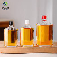 Botol minyak angin kaca bening 20ml 30ml 50ml, untuk Safflower dan minyak obat