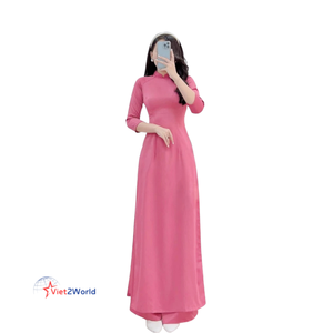 โมเดลเสือดาวสไตล์วินเทจปรับแต่งได้สำหรับผู้หญิงเวียดนามแบบดั้งเดิม - Product Image 4