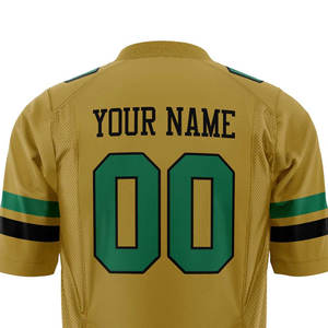 Camiseta de fútbol americano personalizada al por mayor para hombre, UNIFORMES DE EQUIPO de poliéster con nombre y número personalizados para entrenamiento y partidos - Product Image 2