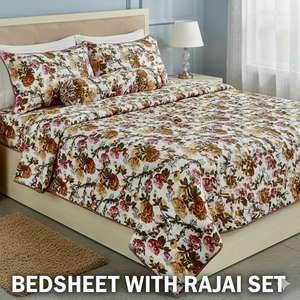 Hotel Quality Organic Cotton Waterproof All-Season Bedsheet Set Plush <b>Pillow</b> Covers 500TC Hospital Grade Super Soft King Size - Product Image 1