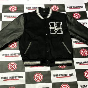 Chaquetas de béisbol de lana para mujer, ropa de calle Vintage 2024, talla XL, parches bordados de chenilla personalizados, chaquetas universitarias altas para - Product Image 2