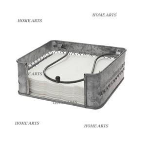 Porte-mouchoirs galvanisé de conception classique porte-serviettes en tissu de forme carrée de qualité supérieure pour la maison hôtel - Product Image 2