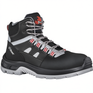 Botas de Seguridad Cross Talla 46 W.11, Color Negro/Gris/Rojo, S3S, Cumplen con la Norma ISO 20345:2022, para Equipo de Seguridad y Supervivencia - Product Image 2