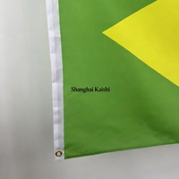 Drapeaux publicitaires personnalisés imprimés en gros, sublimation, extérieur, durables, polyester, mât en aluminium, logo événementiel, drapeaux sportifs