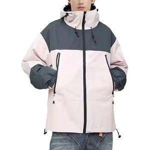 Chaqueta Softshell Estilo Vintage para Hombre, Impermeable, con Cuello Alto, Cortavientos, Mezcla de Mezclilla y Poliéster para Senderismo al Aire Libre y Deportes de Invierno 2026 - Product Image 1