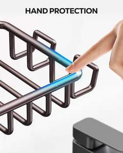 Jabonera de Acero Inoxidable SUBHAN INTERNATIONAL SI-SC-2, Estructura Resistente, Durabilidad Prolongada, Ahorro de Espacio, Accesorio de Baño - Product Image 4