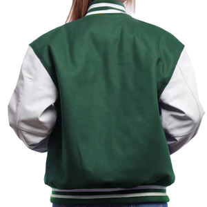 Manteau d'hiver à la mode pour femmes lettre Design décontracté Sport surdimensionné respirant veste en cuir tissu personnalisé laine broderie nouveau - Product Image 6